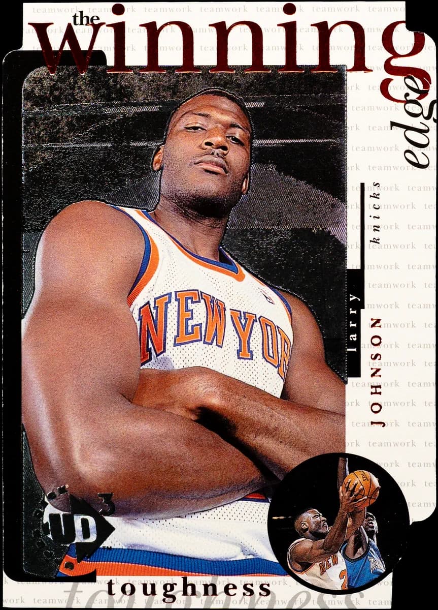 Larry Johnson, 1996-97 UD3 The Winning Edge