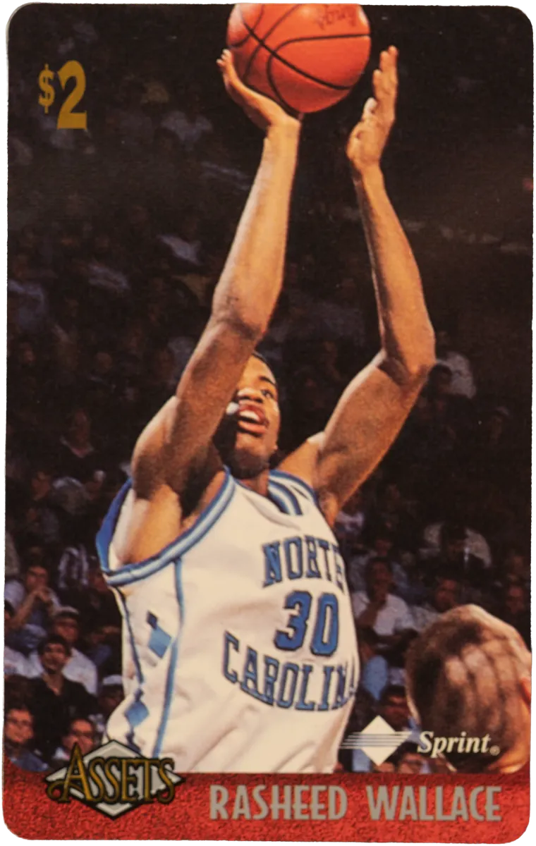 Rasheed Wallace, 1995 Classic Sprint Phone Cards