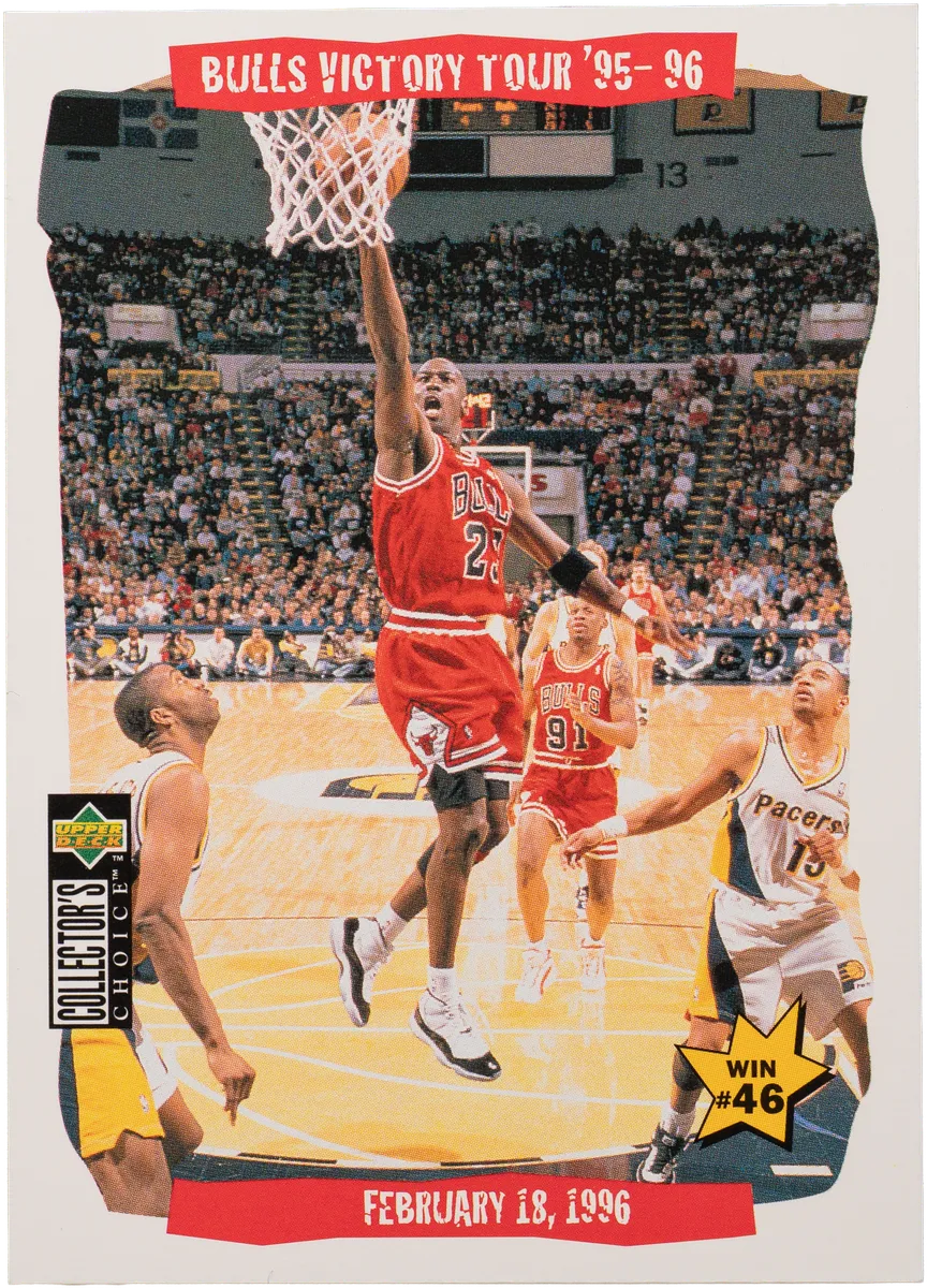 Michael Jordan, 1996-97 Collector's Choice Bulls Victory Tour '95-96