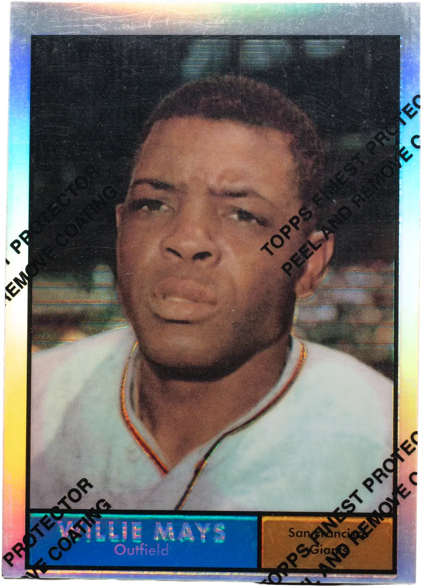 Willie Mays, 1996 Topps Willie Mays Commemorative (1961 reprint)