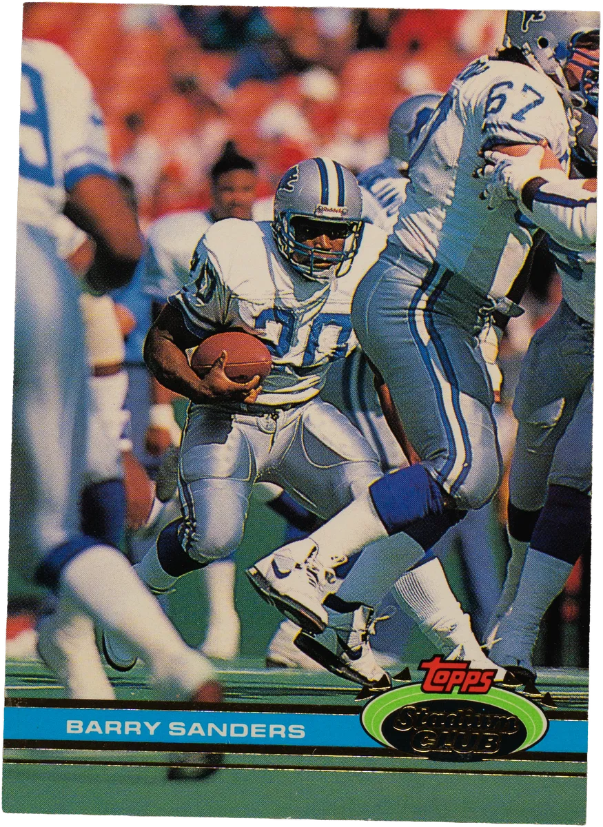 Barry Sanders, 1991 Stadium Club